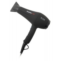 Фен BaByliss Pro SL Ionic, Soft Touch, черный, 1800Вт, ионизация, 1 насадка