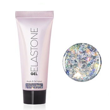 Гибрид акрила и геля ELASTONE GEL (glitter mix), 18 мл №7055