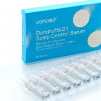 Лосьон от перхоти для жирной кожи головы (dandruff&oil scalp control serum), 10х5 мл Концепт (Concep