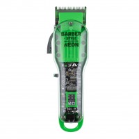 Машинка для стрижки DEWAL PRO BARBER STYLE NEON GREEN, аккумсет, 6000 обмин, нож 45 мм, 0,8 - 2,0 