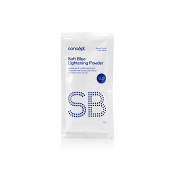 Порошок для осветления волос (Blond Touch Soft Blue lightening powder) PURE WHITE, 30 г Концепт(Сonc